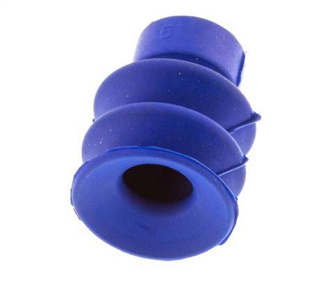 18mm Bellows PUR Blue Vacuum Suction Cup Stroke 8mm