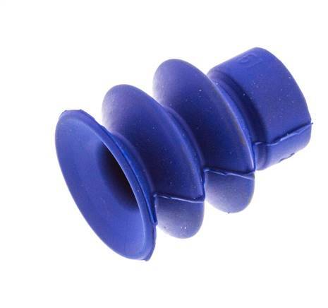 18mm Bellows PUR Blue Vacuum Suction Cup Stroke 8mm