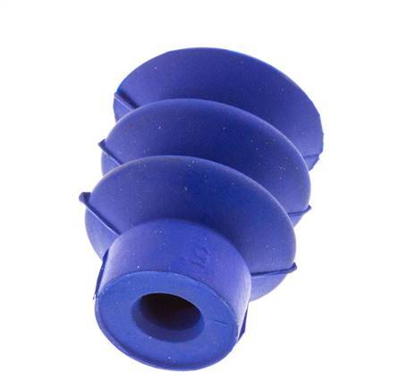 18mm Bellows PUR Blue Vacuum Suction Cup Stroke 8mm