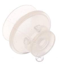 20mm Bellows Silicone Clear Vacuum Suction Cup Stroke 9mm