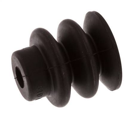 30mm Bellows NBR Black Vacuum Suction Cup Stroke 13mm