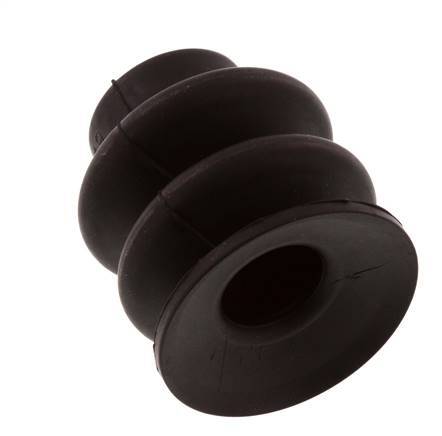 30mm Bellows NBR Black Vacuum Suction Cup Stroke 13mm