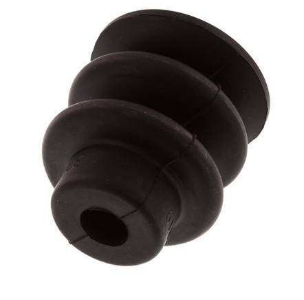 30mm Bellows NBR Black Vacuum Suction Cup Stroke 13mm