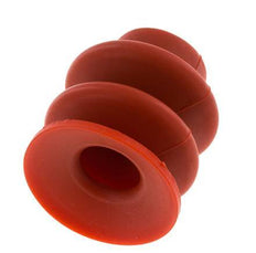 30mm Bellows Silicone Red Vacuum Suction Cup Stroke 13mm