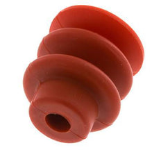 30mm Bellows Silicone Red Vacuum Suction Cup Stroke 13mm