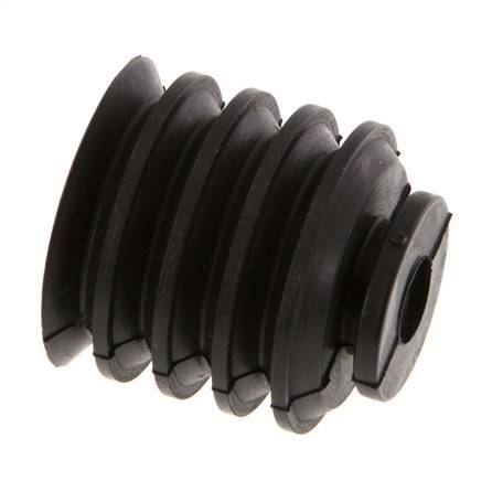 30mm Bellows CR Black Vacuum Suction Cup Stroke 21mm