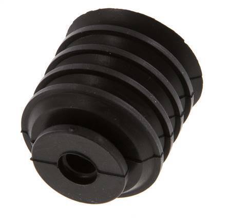 30mm Bellows CR Black Vacuum Suction Cup Stroke 21mm