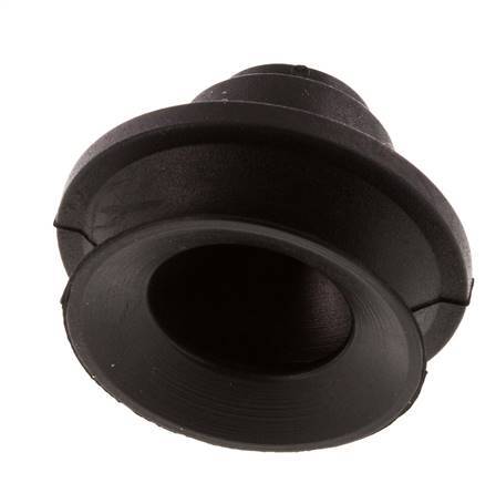 32mm Bellows CR Black Vacuum Suction Cup Stroke 9mm