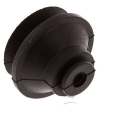 32mm Bellows CR Black Vacuum Suction Cup Stroke 9mm