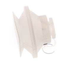 32mm Bellows Silicone Clear Vacuum Suction Cup Stroke 9mm