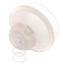 32mm Bellows Silicone Clear Vacuum Suction Cup Stroke 9mm