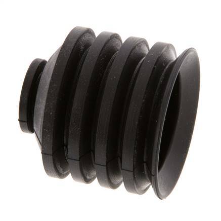 40mm Bellows CR Black Vacuum Suction Cup Stroke 20mm
