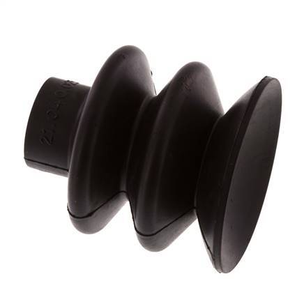 40mm Bellows NBR Black Vacuum Suction Cup Stroke 20mm