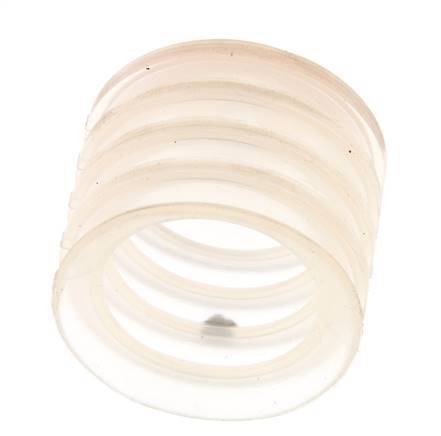 40mm Bellows Silicone Clear Vacuum Suction Cup Stroke 20mm