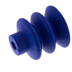 40mm Bellows PUR Blue Vacuum Suction Cup Stroke 20mm