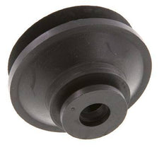 52mm Bellows CR Black Vacuum Suction Cup Stroke 12mm
