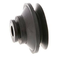 52mm Bellows CR Black Vacuum Suction Cup Stroke 12mm