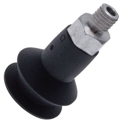 11mm Bellows CR Black Vacuum Suction Cup M5 Stroke 4.5mm