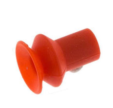 9mm Bellows Silicone Red Vacuum Suction Cup Stroke 3.5mm