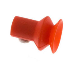 9mm Bellows Silicone Red Vacuum Suction Cup Stroke 3.5mm