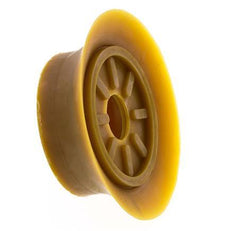 100mm Flat NR Beige Vacuum Suction Cup G 1/4 inch Female Stroke 6mm Thin Lips