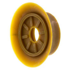 100mm Flat NR Beige Vacuum Suction Cup G 1/4 inch Female Stroke 6mm Thin Lips