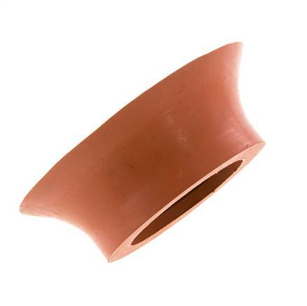 100mm Flat SBR Reddish brown Vacuum Suction Cup G 1/4 inch Female Stroke 6mm Thin Lips
