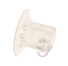 17mm Flat Silicone Clear Vacuum Suction Cup Stroke 0.5mm