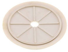 200mm Flat NRE White Vacuum Suction Cup G 1/2 inch Female Stroke 5mm Thin Lips