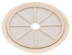 200mm Flat NRE White Vacuum Suction Cup G 1/2 inch Female Stroke 5mm Thin Lips