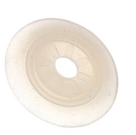 40mm Flat Silicone Clear Vacuum Suction Cup G 1/8 inch Female Stroke 3mm Thin Lips