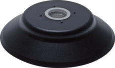 80mm Flat NBR Black Vacuum Suction Cup G 1/4 inch Female Stroke 6mm Robust Lips