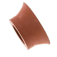 70mm Flat SBR Reddish brown Vacuum Suction Cup G 1/4 inch Female Stroke 6mm Thin Lips