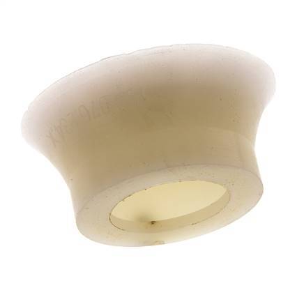 70mm Flat Silicone Clear Vacuum Suction Cup G 1/4 inch Female Stroke 6mm Thin Lips