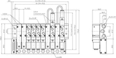 4x Multipole-Connector YPC SF2000 Valves 24VDC