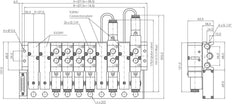 4x Multipole-Connector YPC SF4000 Valves 24VDC
