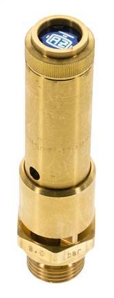 G 1/2'' Brass Pre-Set Safety Valve 10.1 bar (146.49 psi) DN 10