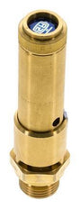 G 1/2'' Brass Pre-Set Safety Valve 12.5 bar (181.3 psi) DN 10