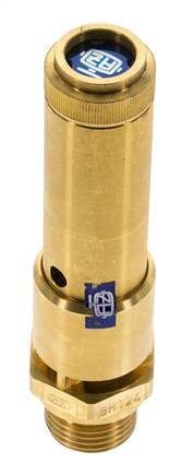 G 1/2'' Brass Pre-Set Safety Valve 12.5 bar (181.3 psi) DN 10