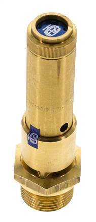 G 3/4'' Brass Pre-Set Safety Valve 21.5 bar (311.84 psi) DN 10
