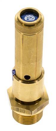 G 3/4'' Brass Pre-Set Safety Valve 34.5 bar (500.39 psi) DN 10