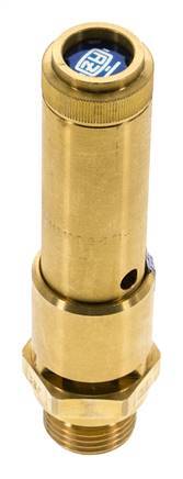 G 1/2'' Brass Pre-Set Safety Valve 36.8 bar (533.75 psi) DN 10