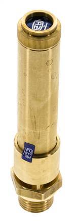 G 1/2'' Brass Pre-Set Safety Valve 44.5 bar (645.43 psi) DN 10