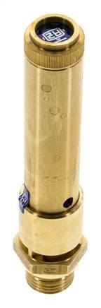 G 1/2'' Brass Pre-Set Safety Valve 44.5 bar (645.43 psi) DN 10