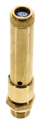 G 1/2'' Brass Pre-Set Safety Valve 44.5 bar (645.43 psi) DN 10