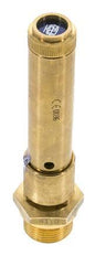 G 3/4'' Brass Pre-Set Safety Valve 48.5 bar (703.44 psi) DN 10