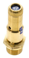 G 3/4'' Brass Pre-Set Safety Valve 4.1 bar (59.47 psi) DN 10