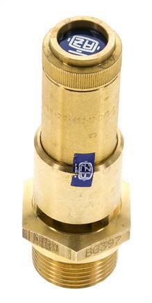 G 3/4'' Brass Pre-Set Safety Valve 5.2 bar (75.42 psi) DN 10
