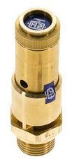 G 1/2'' Brass Pre-Set Safety Valve 5.8 bar (84.12 psi) DN 10