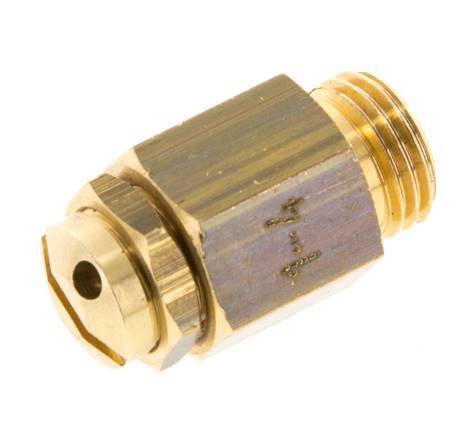 G 1/4'' Brass Adjustable Safety Valve 1-4 bar (14.50-58.02 psi)